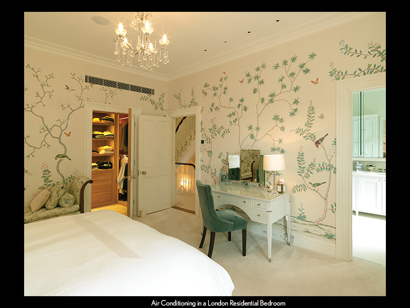 Air Conditioning Bedroom in London House